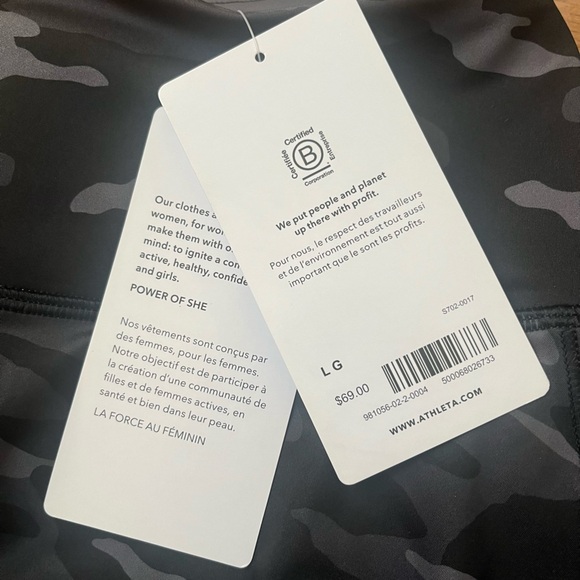 NEW ATHLETA Ace Printed Tennis Skort 13.5” Camo Large - Picture 7 of 8